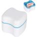 Prosthesis Container - Quick Drying Box for Dentures | Reduce Bacteria & Store Safely (Blue) - Buy Online on GoSupps.com