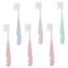 Ultechnovo Household cleaning devices 1 set of children's toothbrush with soft bristle pebbles storage box toddler toddler daily use cleaning tools 1 piece (1 Pack) sorted color