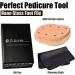 Nano Glass Foot File Callus Remover - G.Liane Crystal Glass Pedicure Foot Care Scrubber for Hard Skin Removal (Gold) - Buy Online on GoSupps.com