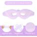 ACWOO Cooling Gel Beads Eye Mask for Puffy Eyes - Hot/Cold Therapy for Migraine Relief, Dark Circles, Dry Eyes - Reusable, Purple - Buy Online on GoSupps.com