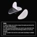 18 Pairs Anti-Slip Silicone Nose Pads for Eyeglasses and Sunglasses - Transparent/Black 1mm - Buy Online on GoSupps.com