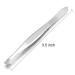 LUXXII (3 Pack) Slant Tweezers - Stainless Steel Precision Hair and Eyebrow Plucker - Silver Tone - Buy Online on GoSupps.com