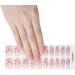 Semi-Cured Gel Nail Strips - 20 Salon-Quality Stickers for French Tip Manicure - Polka Dot-76 Design - UV/LED Lamp Required - Buy Online on GoSupps.com