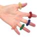 Miokycl 6Pcs Spiky Sensoric Finger Massage Rings - Stress Relief Acupressure Toys in Gold Silver Black Red Blue Green | International Shipping - Buy Online on GoSupps.com