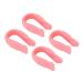 Hand pressure point clip 4 pieces activation point portable universal mini migraine relief hand-acupressure point clip migraine relief massage clip (pink)