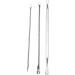 3Pcs Stainless Steel Blackhead Extractor Kit Acne and Pimple Removal Tools Set for Whitehead Blackhead Blemish and More - Professional and Personal Use (Silver) - Buy Online on GoSupps.com