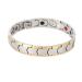 Magnetic Weight Loss Bracelet, Healthy Slimming Magnetic Therapy Bracelets Bangle Jewelry Reduce For Fatigue Relief Pain Silver