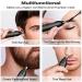 KouRy Portable Nose and Ear Hair Trimmer - Painless Electric Hair Removal for Men & Women - Battery Operated Dual Edged Blades Cleaning Brush Included - Buy Online on GoSupps.com
