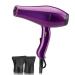 Ionic Hair Dryer 2300 Watt Professional Powerful Blow Dryer with 8 Speed and 3 Heat Setting LED Indicator AC Motor Drier Lightweight Fast Hairdryer Low Noise Hair Dryer with 2 Nozzle Purple small