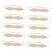 FOMIYES 30 Pcs Eyebrow Practice Skin Silicone Eyebrow Practice Headband Fake Skin Eyebrow Pencil Real Person 22X3X0.2CMx3pcs As Shownx3pcs