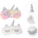Beaupretty 6 Pcs Unicorn Eye Patch Plush Sleep Masks - Soft White Eye Masks for Restful Sleep - International Shipping Available - Buy Online on GoSupps.com