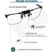Magna-Flip Clip-On Flip-Up Magnifiers - 5.00 Power for Reading & Computer Glasses | Shop Internationally - Buy Online on GoSupps.com