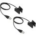 Zacro Fitbit Charge 2 Charger 2Pcs Replacement USB Charger Charging Cable for Fitbit Charge 2 with Cable Cradle Dock Adapter for Fitbit Charge 2(1.6 feet) - Buy Online on GoSupps.com