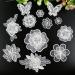 Zcketo 12 Pcs White Embroidery Lace Flower Rose Butterfly Patches - DIY Sewing Craft Appliques for Clothes, Bags, Hats & Wedding Decor - Buy Online on GoSupps.com