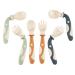 6 Pcs Bendable Spoons and Forks Anti-Shake for The Elderly Easy Grip Fork Tableware Food aid Tableware Stroke Rehabilitation Training Auxiliary Correction