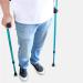 Pair of Lightweight Ergonomic Forearm Walking Crutches 14 Gears Adjustable Walking Sticks 84-116Cm Health Mobility Aids Made in China Smooth Sailing - Buy Online on GoSupps.com