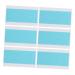 FRCOLOR 6 Sheets Double Sided Adhesive Hair Extension Wig Adhesive Tape Lace Front Wig Tape Hair Wig Tape Double Sided Sticky Tape Adhesive Strips for Hair Extension Pu Replace Bracket 2.5x1.5cm Assorted Color