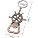 Bottle Opener Keychain Retro Rudder Beer Bottle Opener Keychain Kitchen Tools Party Supplies Men Corkscrew Bar Gadget - Buy Online on GoSupps.com
