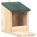 vidaXL 4x Firwood Squirrel Houses Garden Forest Wild Animals Wooden Holder Squirrel Peanut Butter Feeder Food House Feeding Station Box - Buy Online on GoSupps.com