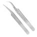 Russian Mega Volume Lash Tweezers For Eyelash Extensions Set Eyelash Tweezers For Extensions Kit   Curved Eyelash Extension Tweezers Set Gold Eyelash Tweezers For False Lashes   lash Tweezer Eyelashes