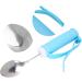 Wear-Resisting with Elastic Strap Dining Eating Aids Utensil Elderly Auxiliary Tableware for The Elderly Disabled Eating Aids Flexible Rotating - Buy Online on GoSupps.com