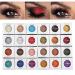 Phoera Cream to Powder Waterproof Glitter Eyeshadow Palette - Champagne - Buy Online on GoSupps.com