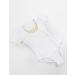 Daydance Spandex Vest Girls Leotard for Ballet, Dance, Gymnastics, Swim | White-lining | Size 6-7 Years - Buy Online on GoSupps.com