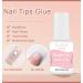 Extra Strong Acrylic Nail Glue - Clear Adhesive Bond for Fake Nails (10 ML x 2) - Buy Online on GoSupps.com