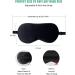 SINT Silk Sleep Mask - Adjustable Eye-Cover Eyeshade for Better Sleep - Black - Buy Online on GoSupps.com