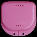 Premium Pink False Tooth Container - Dental Appliance Storage Case for Prosthesis & Toothbrush Care - One Size - Buy Online on GoSupps.com