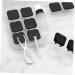 Buy Kombiuda Holder Case Box - Travel Suitcase Pocket Lens Holder Storage Set & Tweezers Clamshell - Black 15.8x9.5cm - International Shipping Available - Buy Online on GoSupps.com