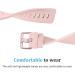 Vancle Silicone Sports Armband for Fitbit Versa | Replacement Bracelet for Versa 2 Versa Lite & SE - Pink (S) - Buy Online on GoSupps.com