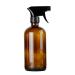 dontdo 250/500ml Glass Spray Bottle Empty Essential Oils Refillable Container with Lid Brown 250ml