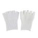 Beavorty 1 Pair Gel Toe Protector Foot spa Sock Toe moisturizing Sock Bunion Straightener Toe spacers Toe Spreader Heel Sleeves for Cracked Heels Open Toe Socks Five Toes White