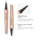 KBRPEY 3D Liquid Eyebrow Pencil with 4 Fork Tips Waterproof Long Lasting Effortlessly Creates Natural Looking Eyebrows Fine Sketch Micro-Fork Eyebrow Pen - Buy Online on GoSupps.com