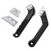 PRETYZOOM 1 Set Bevel Corner Scraping Tile Bevel Scraper Cleaning Tools Sink Adjustable Clamp Household Paint Suit Scrappers for Cleaning Utility Scraper Stripping Tool Glass Spatula Alloy