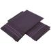 Clara Clark King Bed Sheet Set - Purple Eggplant | Soft & Luxurious Silk | VEND-US-CC-MSilk2-K-EGG - Buy Online on GoSupps.com