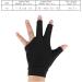 Best Left Hand Billiard Glove | 3 Finger Snooker Pool Gloves for Men | Premium Billiard Accessories in Black - Buy Online on GoSupps.com