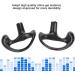 Soft Black Gel Ear Replacement for Coil Tube Audio Kits - Comfortable & Universal Fit (Small 380ml - Buy Online on GoSupps.com