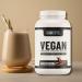 Biomental Vegan Chocolate Protein Powder - Plant-Based Non-GMO Gluten-Free Muscle Building Supplement - Delicious & Easily Absorbed for Healthy Vegan Lifestyle - Buy Online on GoSupps.com