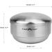CHARMMAN Stainless Steel Shaving Soap & Cream Bowl with Lid - Three-Walls Heat Preservation - Heavy Weight Steel (270g/0.59lb) - Buy Online on GoSupps.com