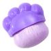HONMEET Plastic Cosmetics Brush Blush Brush for Cheeks Brush for Makeup Artificial Fiber Purple Brush