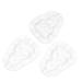 VANZACK Gardening Tools 3pcs Vegetable Fruit Ginseng Cucumber Adorable Forming Melon Gourd Garden Tools Transparent 9x8cm