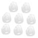 FRCOLOR 8pcs Half Foot Pads Forefoot Insert Insoles Forefoot Insoles Silicone Metatarsal Pads High Heel Shoe Pads Shoe Filler Insole Silicone High Heel Forefoot Pads Women's High Heels Gel