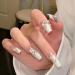 Temperament-enhancing manicure hand-made French-style nail polish clean and white hand-decorated detachable nail patch.(XS) - Buy Online on GoSupps.com