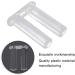 Zwindy 200 Transparent Plastic Glasses Plugs & 5 Glasses Repair Tools - Perfect for Borderless Glasses Fastening Accessories - Buy Online on GoSupps.com