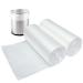 3 Gallon Small Clear Bathroom Trash Bags, Office Wastebasket Liners Garbage Bags for Restroom, Home Bins, 100 Counts