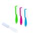Sinen 4 Pcs Handle Grip Nail Brush, Hand Fingernail Cleaner Brush Manicure Tools Scrub Cleaning Brushes Kit for Toes and Nails (Random Colors)