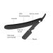 Premium Black Manual Folding Razor - Blade-Free for Home Hairdressing & Barber Shops | International Shipping Available - Buy Online on GoSupps.com