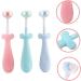 Minkissy 3-Pack Children's Toothbrush Set - Soft Bristle Baby Toothbrushes for Toddlers with TPE Fur Decor - Buy Online on GoSupps.com